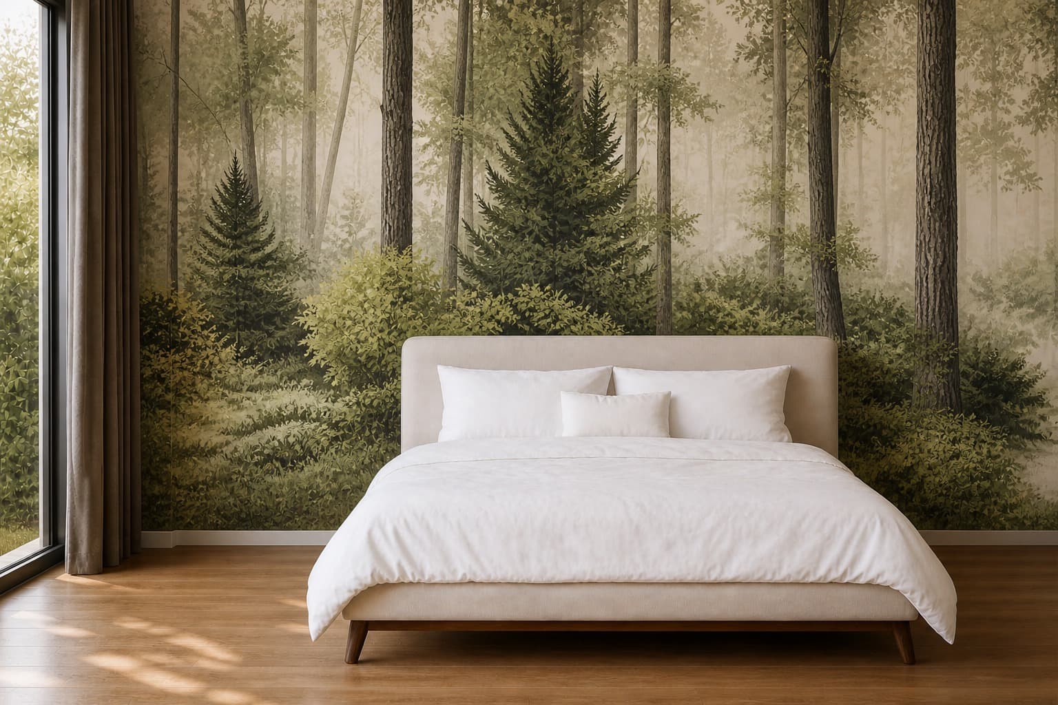 Forest Calm bedroom — before