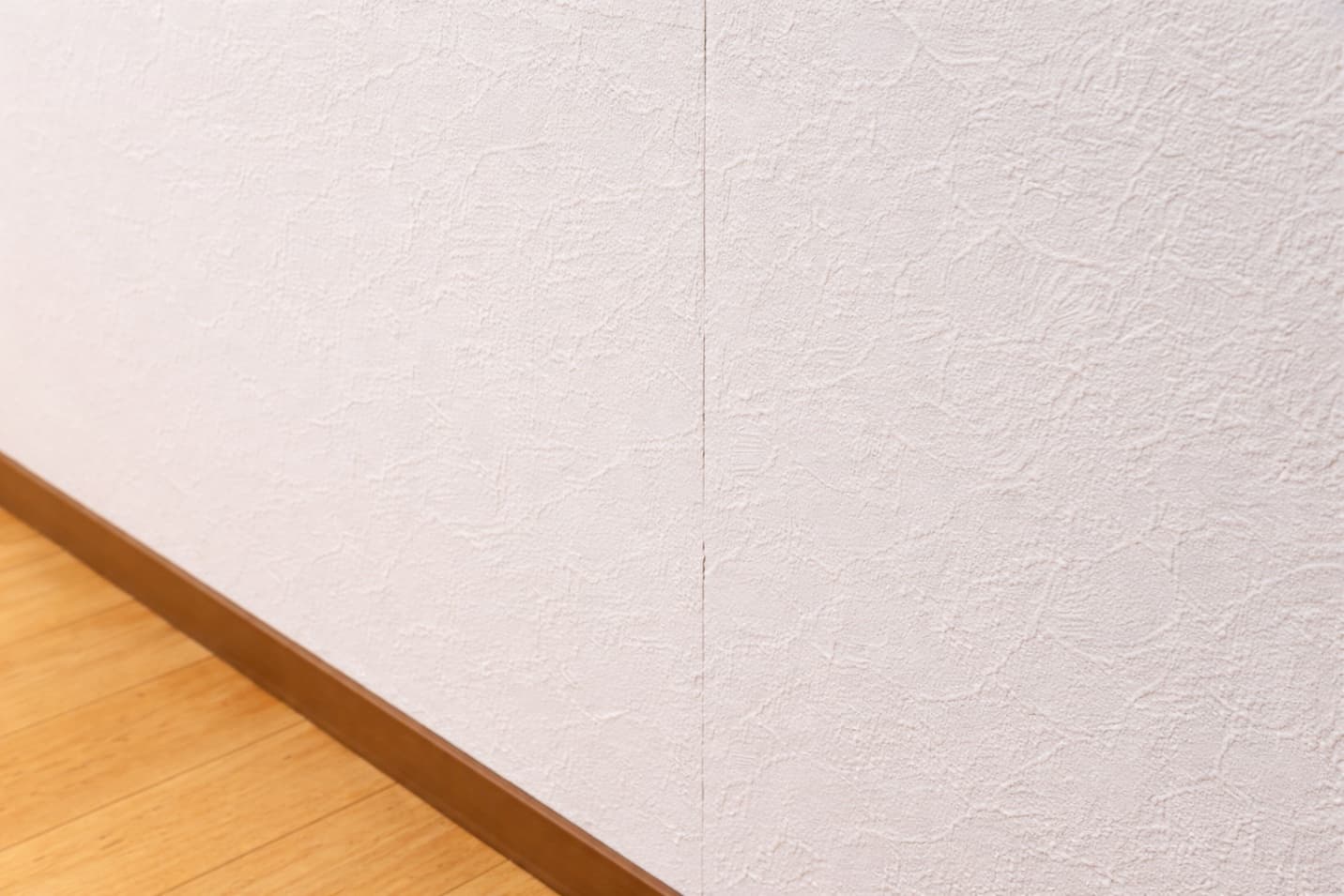Prepared wall surface ready for wallpaper installation